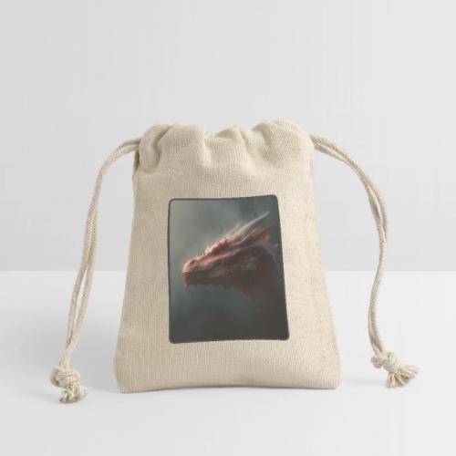 Red Dragon Fog Portrait Design - Reusable Gift Bag