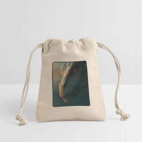 Golden Eye Dragon Close-Up Design - Reusable Gift Bag