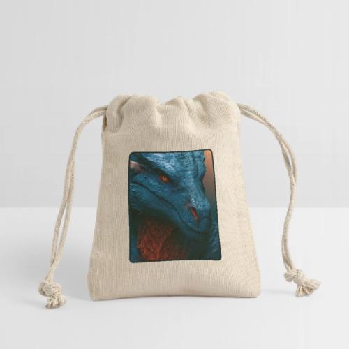 Turquoise Dragon Fire Eye Design - Reusable Gift Bag