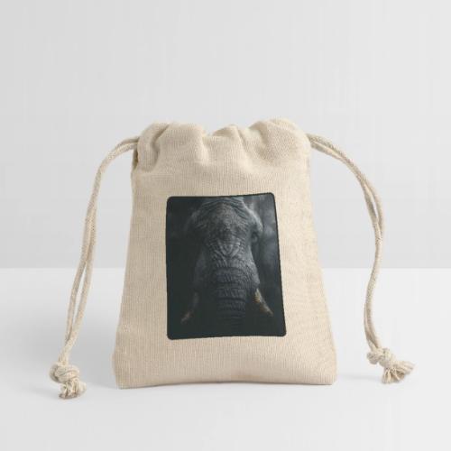 Shadow Elephant Intense Eyes Design - Reusable Gift Bag