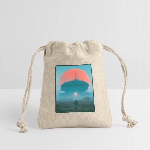 Astronaut Alien Outpost Design - Reusable Gift Bag