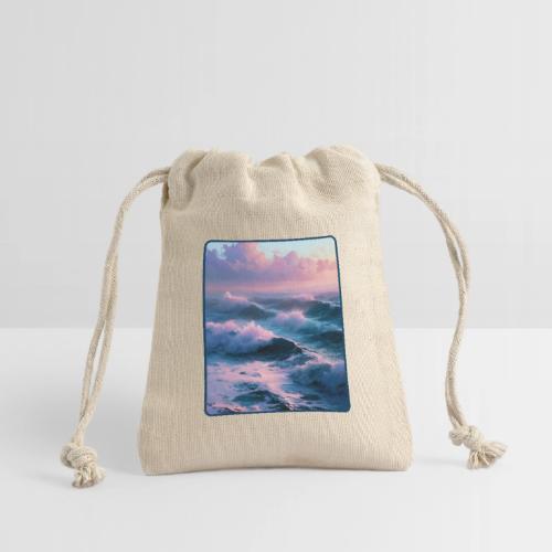 Dreamy Pastel Ocean Sunset Art - Reusable Gift Bag