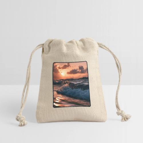 Golden Sunset Ocean Wave - Reusable Gift Bag