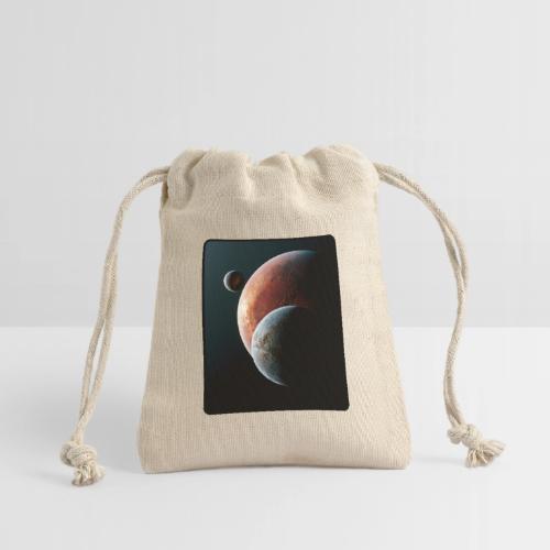 Three Planets Deep Space Design - Reusable Gift Bag