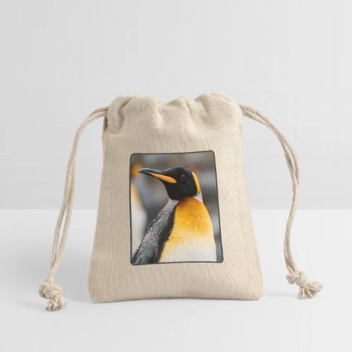 King Penguin Portrait Design - Reusable Gift Bag