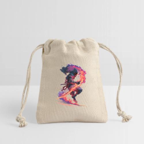 Flaming Ninja Warrior Fantasy Design - Reusable Gift Bag