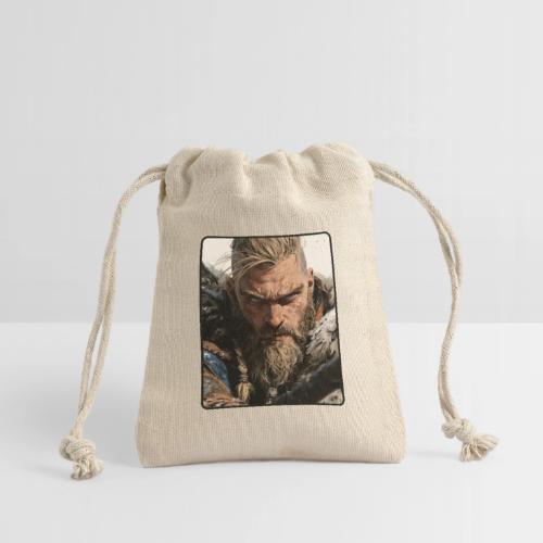 Fierce Viking Warrior Portrait - Reusable Gift Bag