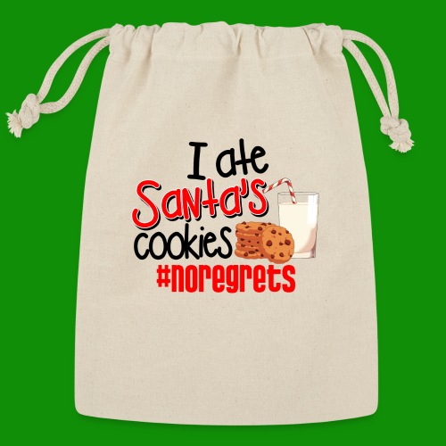 #NoRegrets Santa's Cookies - Reusable Gift Bag