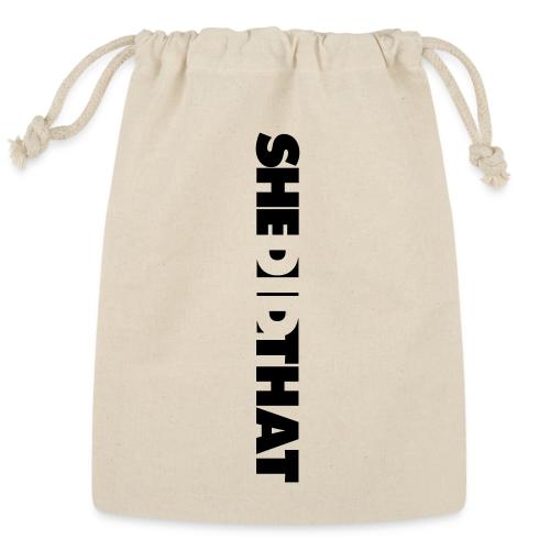 She Did That Large Design - Reusable Gift Bag