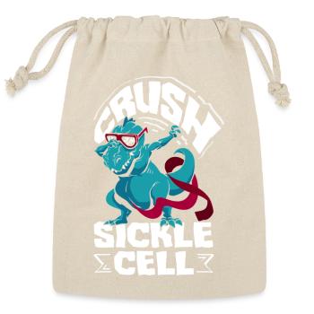 Sickle Cell Awareness Warrior Supporter Survivor - Reusable Gift Bag - Natural - Front