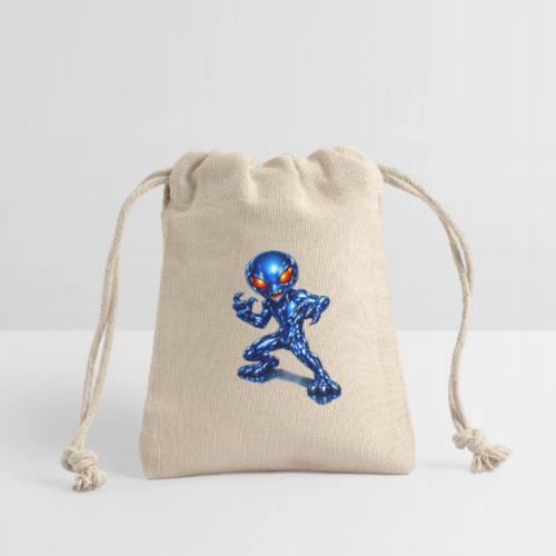 Angry Blue Alien - Reusable Gift Bag
