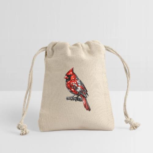 Silver Cardinal - Reusable Gift Bag