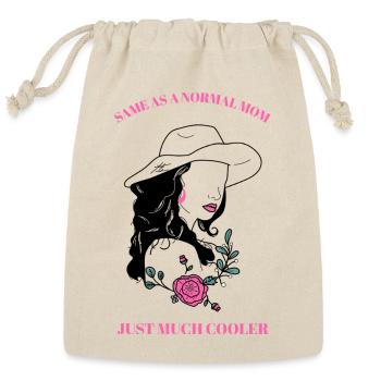 Latina Mom-Same As A Normal Mom, Just Much Cooler - Reusable Gift Bag - Natural - Front