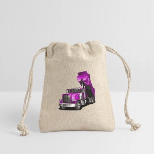 Dump Truck Purple - Reusable Gift Bag