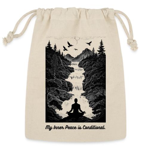 Conditional Inner Peace T-Shirt | Minimalist Zen - Reusable Gift Bag