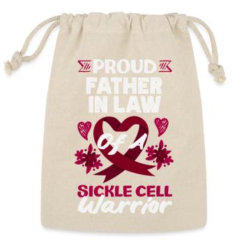 Sickle Cell Awareness Warrior Supporter Survivor - Reusable Gift Bag - Natural - Front