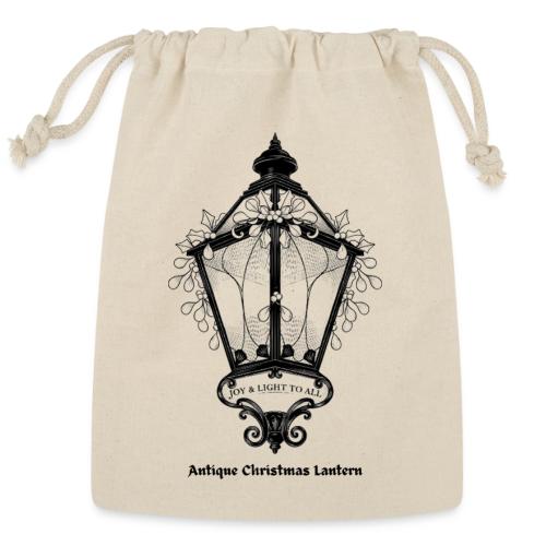 Antique Christmas Lantern T-Shirt - Reusable Gift Bag