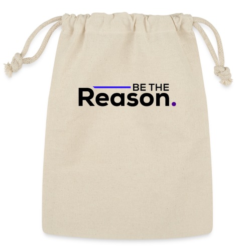 Be the Reason Logo (Black) - Reusable Gift Bag