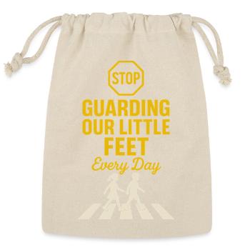 Crossing Guard Gift School Safety Team - Reusable Gift Bag - Natural - Front