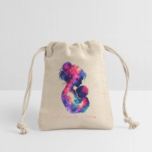 Forever Love-Vibrant Watercolor Mother-Child - Reusable Gift Bag