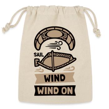 Kitesurfing Control Bar Windsurfing Water Sports - Reusable Gift Bag - Natural - Front