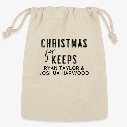 Christmas for Keeps Title Block - Black Font - Reusable Gift Bag