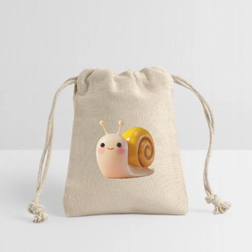 Sweet Cartoon Baby Snail Full of Joy - Reusable Gift Bag