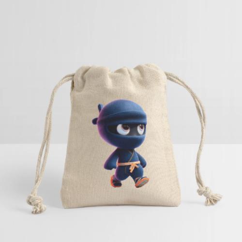 Playful Cartoon Baby Ninja Walking Happily - Reusable Gift Bag
