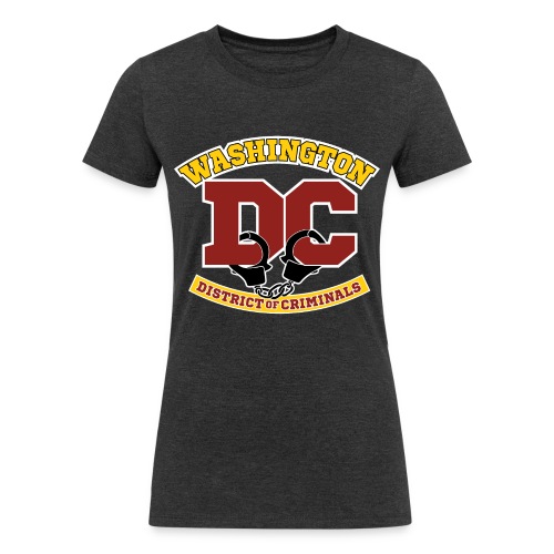 Washington DC - the District of Criminals - Women's Tri-Blend Organic T-Shirt