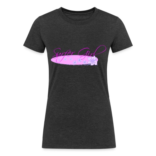 Surfer Girl - Women's Tri-Blend Organic T-Shirt