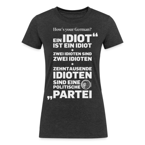 Tenthousand Idiots - Women's Tri-Blend Organic T-Shirt