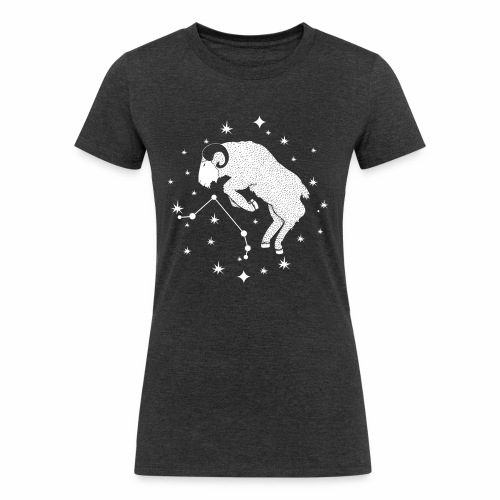 Ambitious Aries Constellation Birthday March April - Women's Tri-Blend Organic T-Shirt