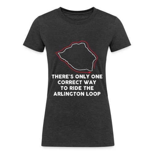 Arlington Loop: Counter-Clockwise - Women's Tri-Blend Organic T-Shirt