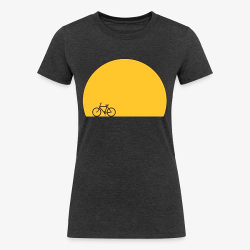 Sundown Bicycle - Women's Tri-Blend Organic T-Shirt