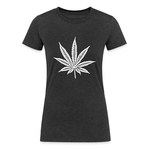 Cannabis Leaf - Women's Tri-Blend Organic T-Shirt