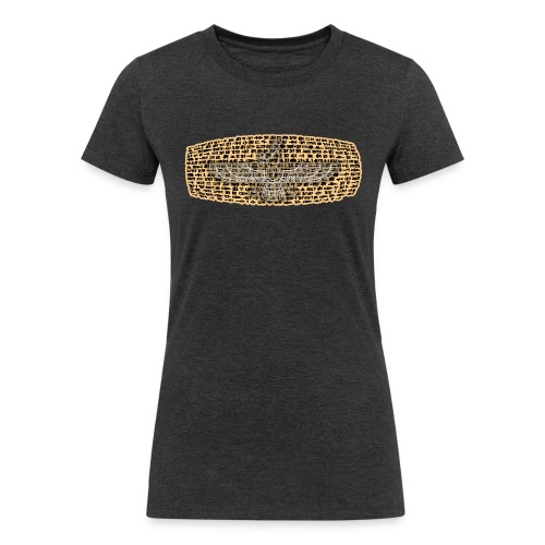 Cyrus Cylinder and Faravahar 2 - Women's Tri-Blend Organic T-Shirt