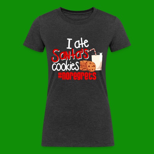 #NoRegrets Santa's Cookies - Women's Tri-Blend Organic T-Shirt