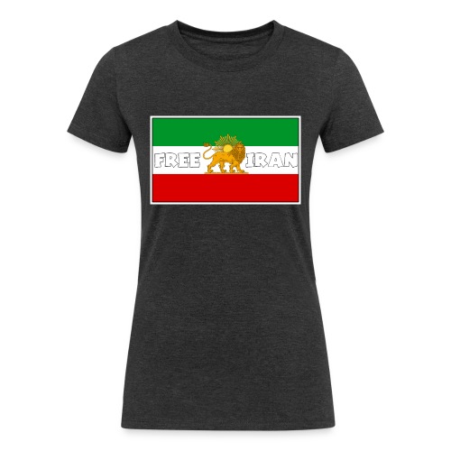 Free Iran For Ever - Women's Tri-Blend Organic T-Shirt