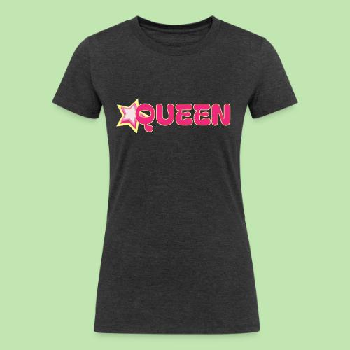 queen high resolution logo transparent 1 - Women's Tri-Blend Organic T-Shirt