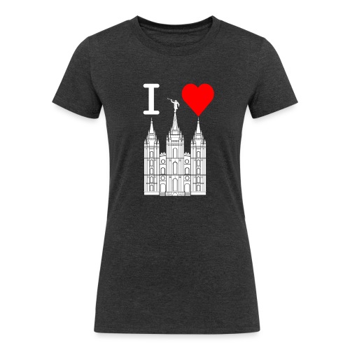 I (Heart) the Temple - Women's Tri-Blend Organic T-Shirt