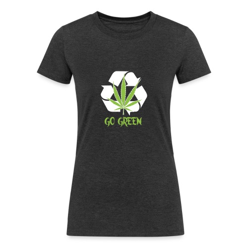 Go Green - Women's Tri-Blend Organic T-Shirt