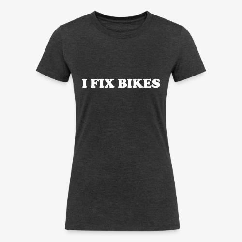 i fix bikes - Women's Tri-Blend Organic T-Shirt