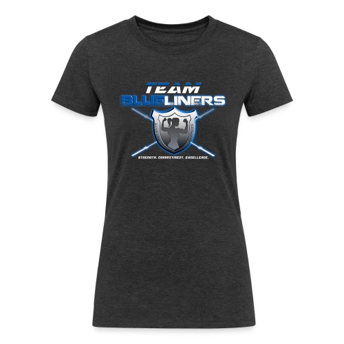 Team blue liners female logo - Women's Tri-Blend Organic T-Shirt