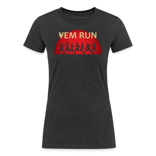 YEM RUN - Women's Tri-Blend Organic T-Shirt