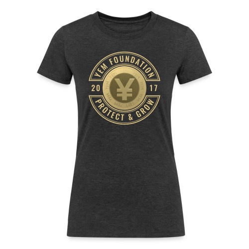 YEM FOUNDATION PROTECT & GROW - Women's Tri-Blend Organic T-Shirt