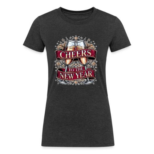 New Year's Champagne T-Shirt - Women's Tri-Blend Organic T-Shirt