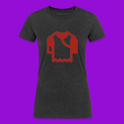 Logo outline - Women's Tri-Blend Organic T-Shirt