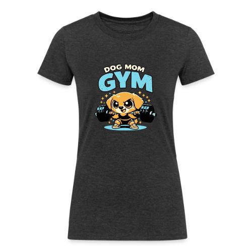 Chibi Dog Gym Workout - Women's Tri-Blend Organic T-Shirt