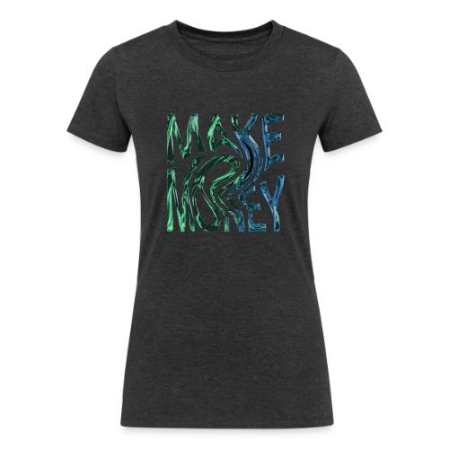 Make Money Neon 3D - Women's Tri-Blend Organic T-Shirt