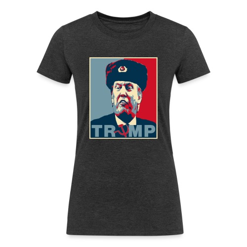 Trump Russian Poster tee - Women's Tri-Blend Organic T-Shirt